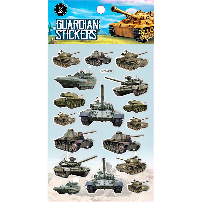 Samolepky TANKY – kreativní sada pro děti