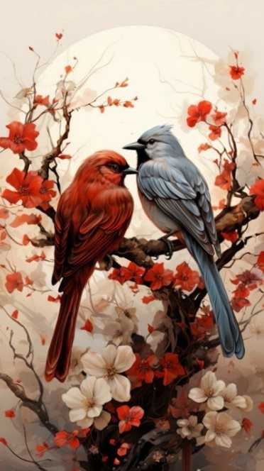 diamantové malování pár 30 × 40 cm