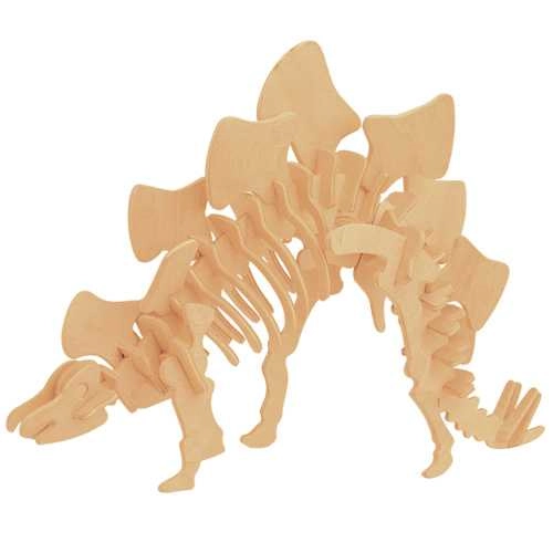 Levně Woodcraft dřevěné 3D puzzle Stegosaurus