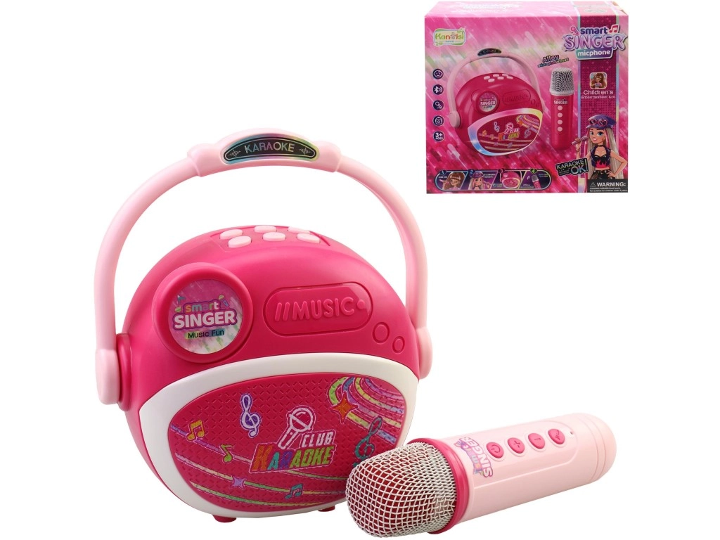 dětský karaoke mikrofon na baterie