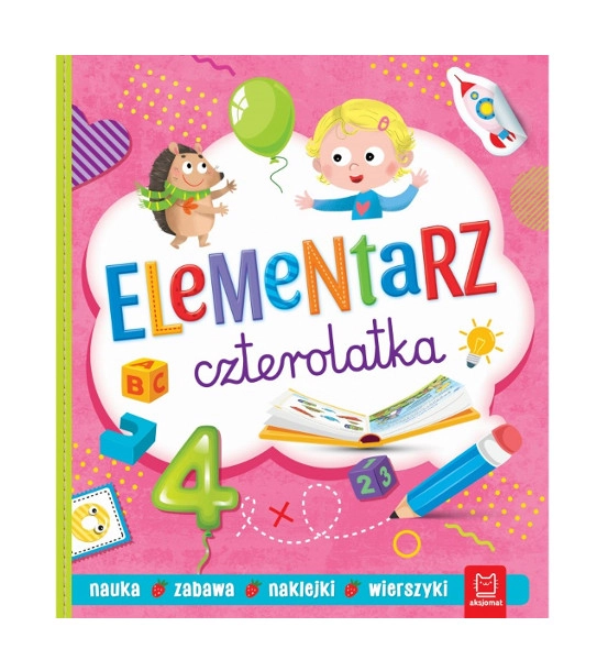 Elementář pro čtyřleté děti – učení, zábava, samolepky a říkanky