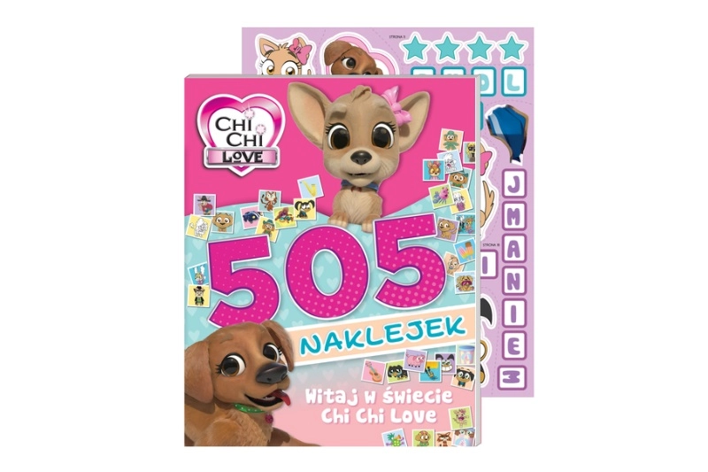 Chi Chi Love kreativní knížka s úkoly a 505 samolepkami
