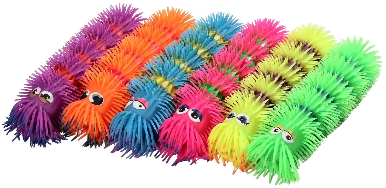 Antistresová mačkací stonožka (housenka) 30 cm – více variant