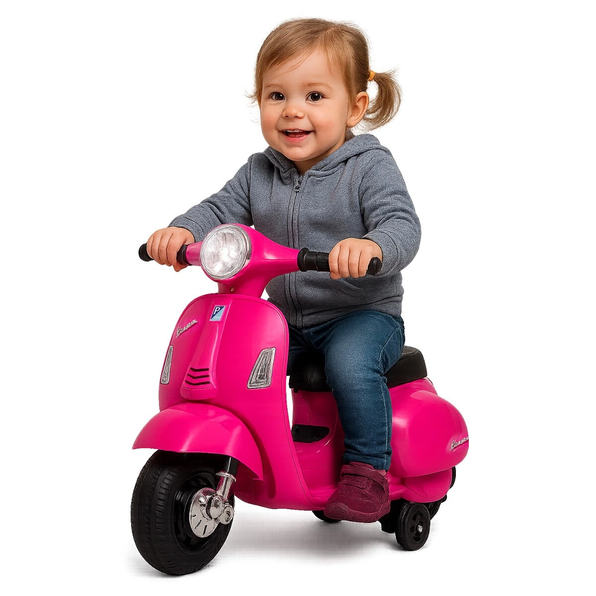 Dětský elektrický skútr Vespa Mini růžový