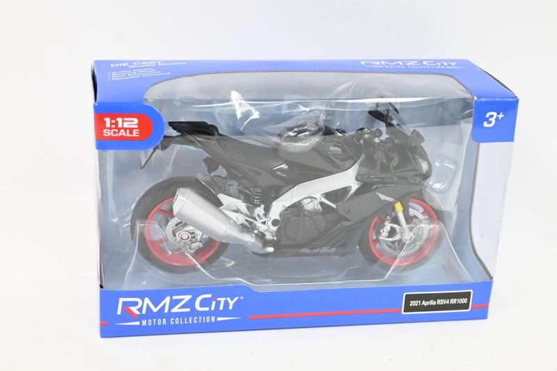RMZ Hobby model motocyklu Aprilia RSV4 1:12 černý