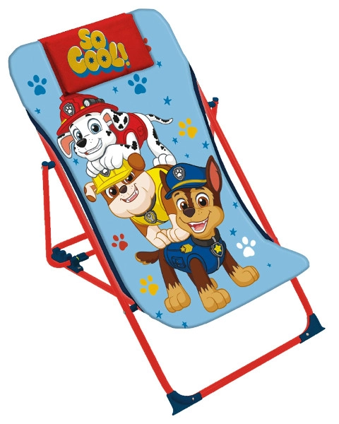 Levně skládací dětské lehátko paw patrol 66 cm