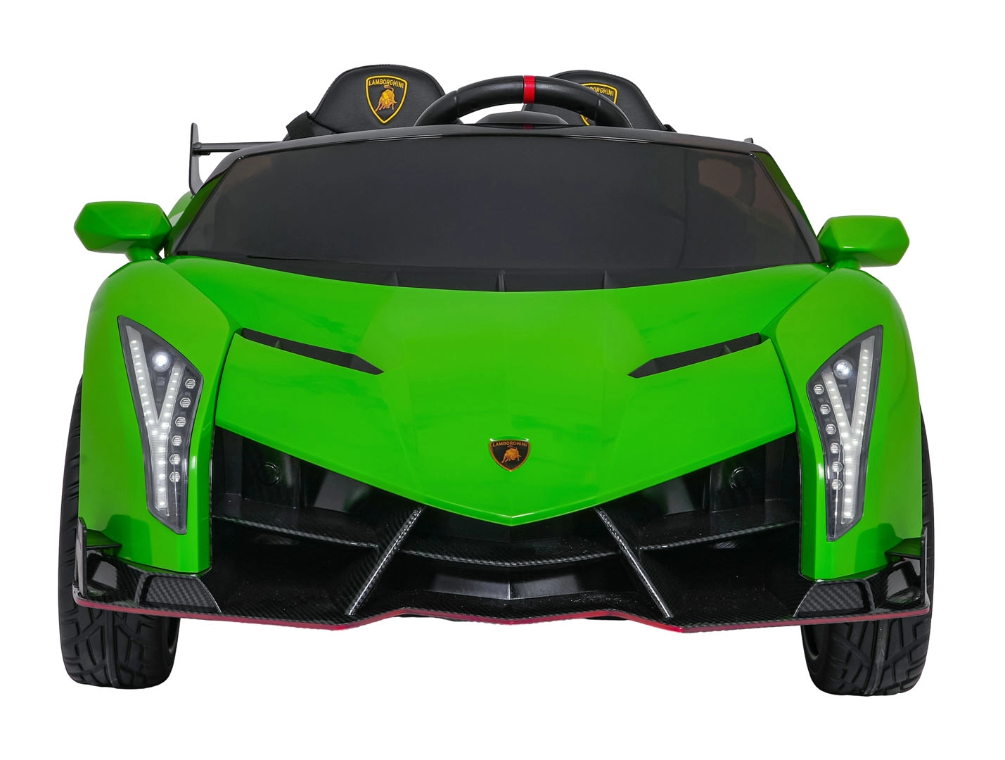 Zelené auto Lamborghini Veneno pro děti