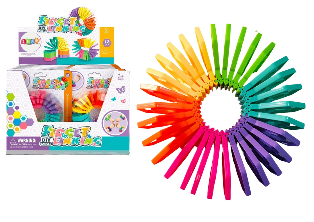 Senzorická antistresová pružinová náramek