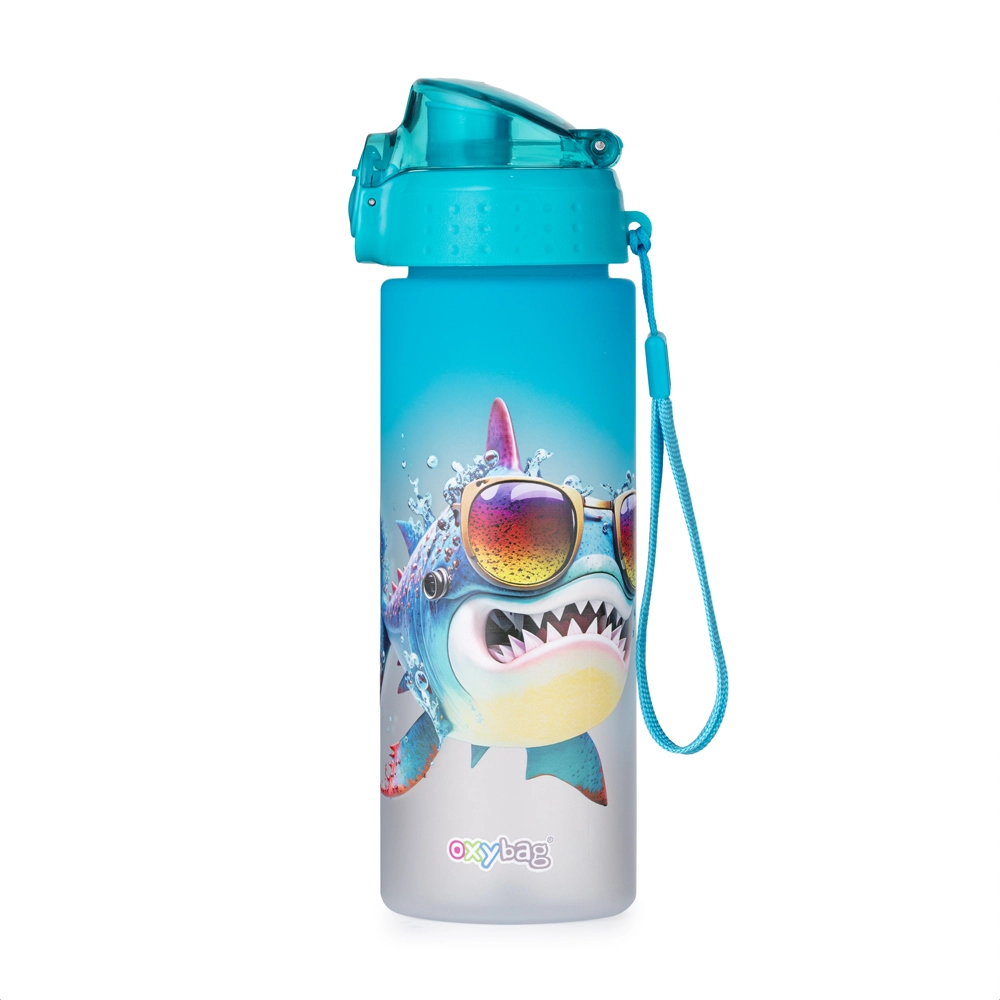Láhev OXY CLiCK 600 ml crazy animals žralok KARTONPP