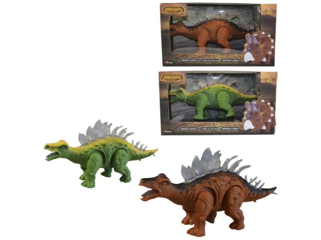 Dinosaurus na baterie se světlem a zvukem