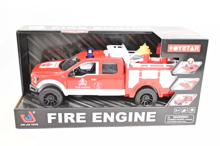 Hasičský pick-up se zvukem v krabičce