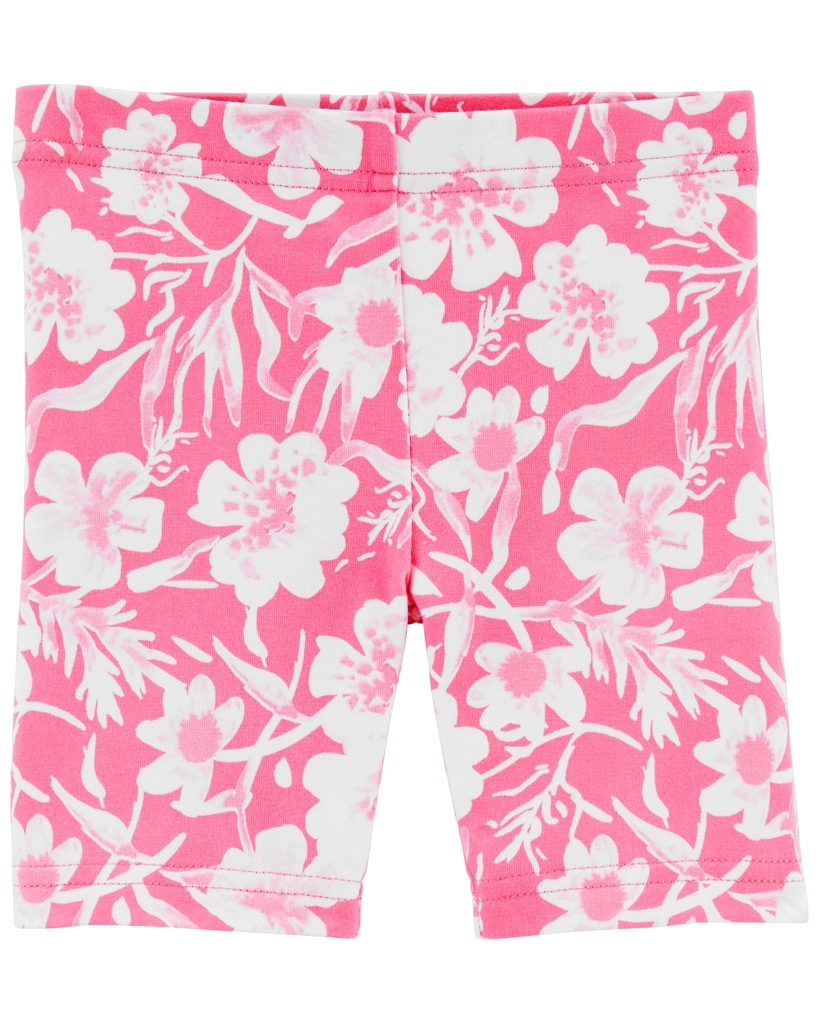 Carter's dívčí kraťasy pink floral