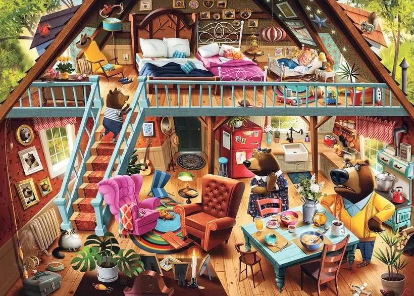 Ravensburger puzzle Přistižena! 1000 dílků
