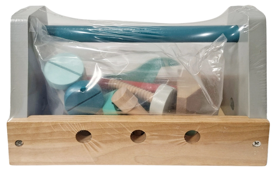 Dřevěná sada nástrojů v kufříku pro děti