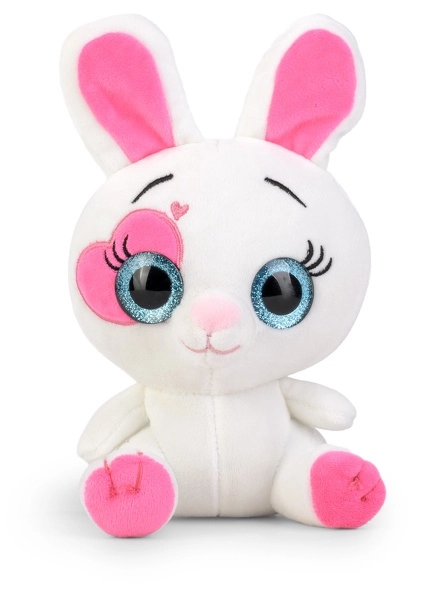 Plyšový bílý králíček 16 cm Daffi