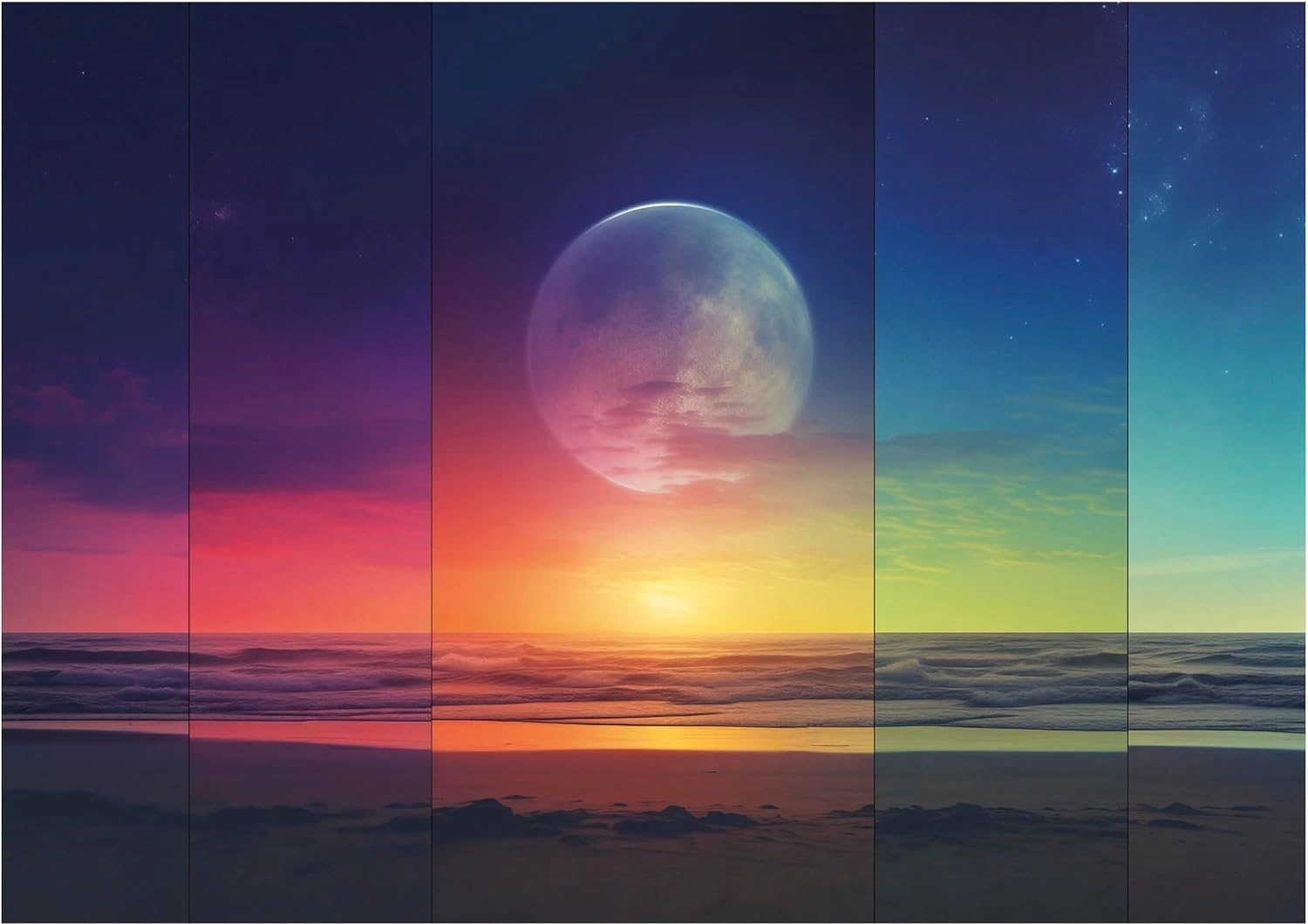 Educa puzzle Kosmické fáze 1500 dílků