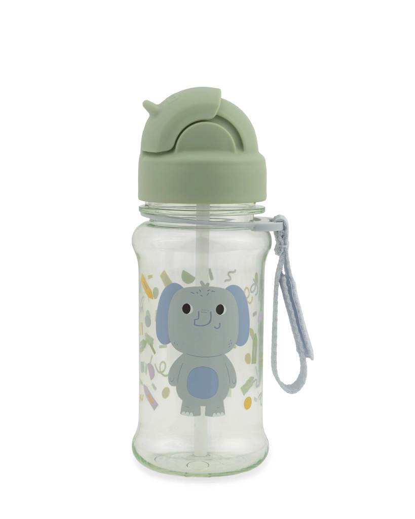 Skip Hop lahev s brčkem 355 ml zoo besties slon