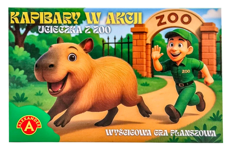 Levně Rodinná stolní hra Kapybary v akci: Útěk ze zoo