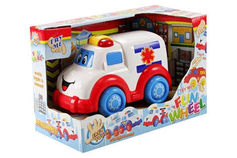 Bam Bam ET Auto sanitka na baterie plast Světlo Zvuk