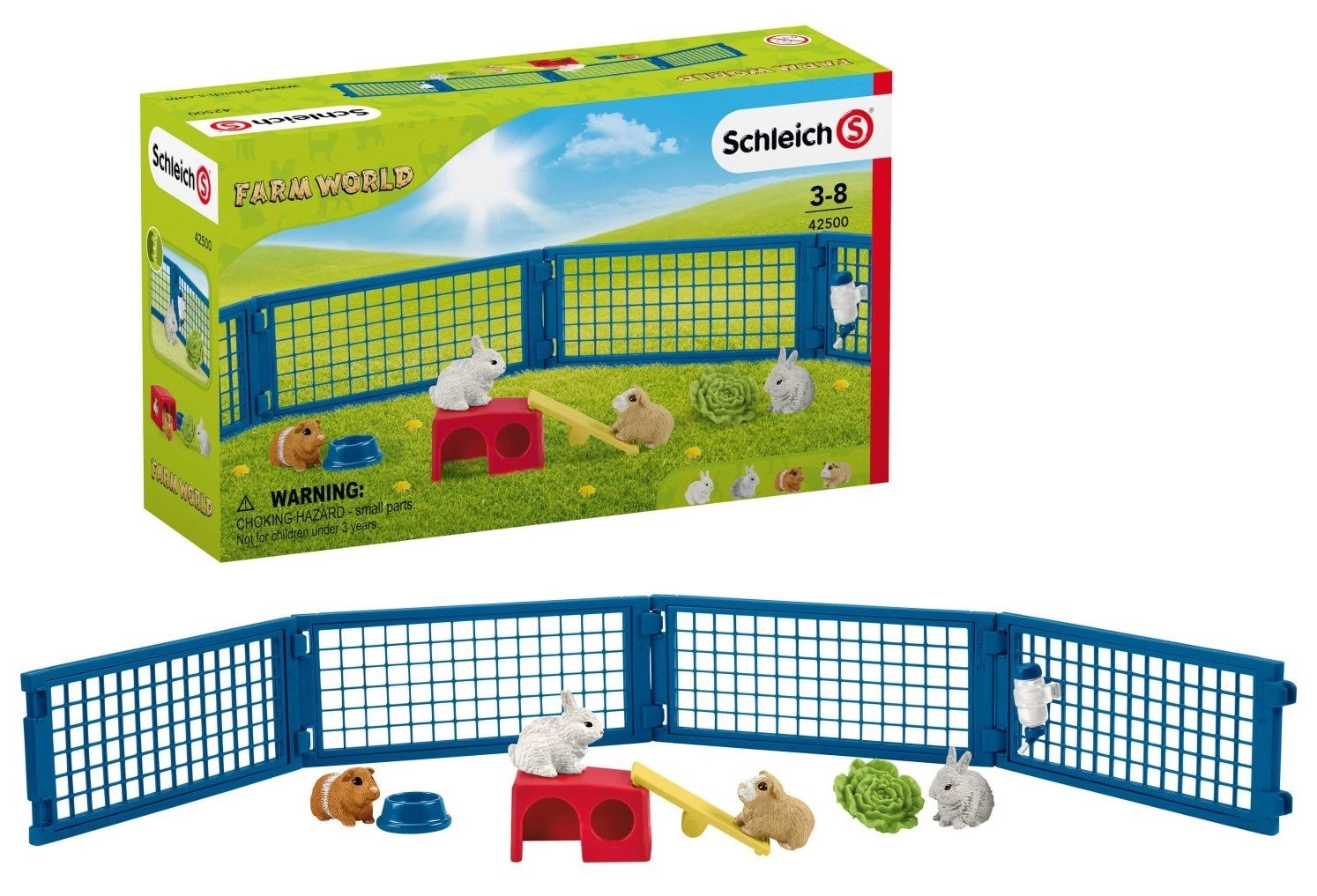 Levně Schleich výběh pro králíky a morčata Farm World
