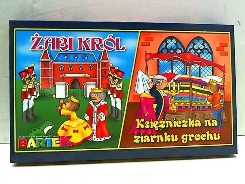 Společenská hra 2 hry: Žabí král a Princezna na hrášku
