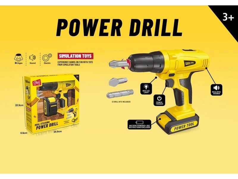 Power Tool dětská vrtačka a šroubovák na hraní