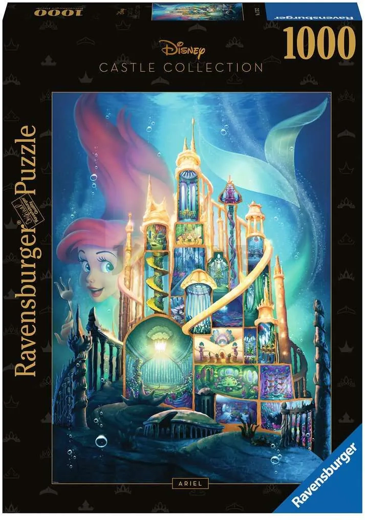 Ravensburger puzzle Disney Castle Collection: Ariel 1000 dílků