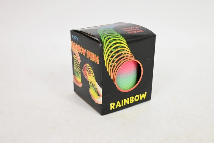 Duhová pružina slinky 5 cm v krabičce