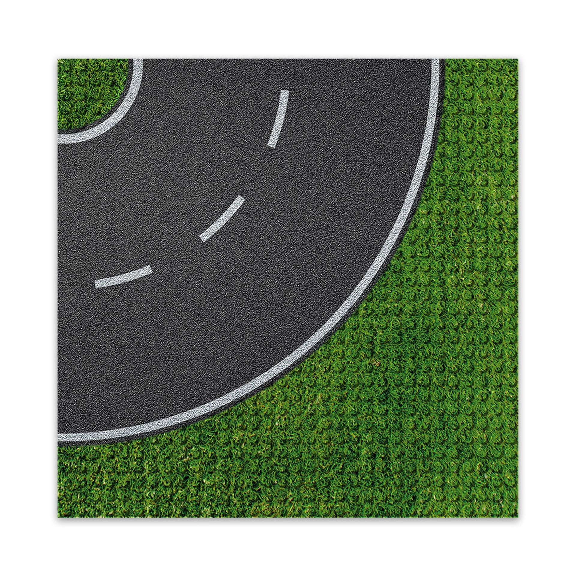 Brixies Plus designová stavební podložka - zatáčka 25,5 x 25,5 cm