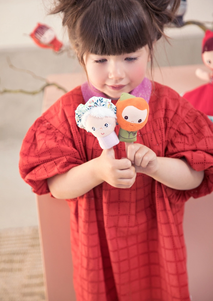 Lilliputiens set prstových maňásků Červená Karkulka
