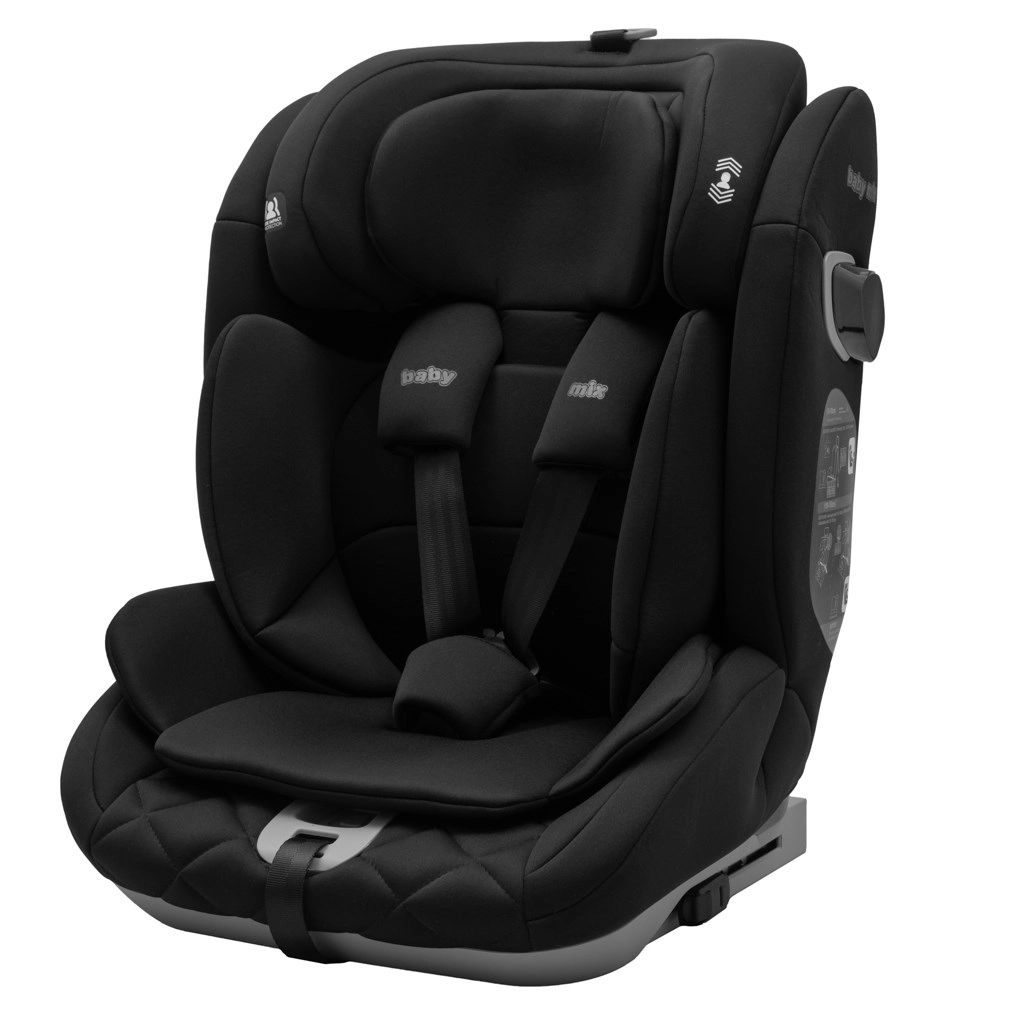 Autosedačka Baby Mix Hero Pro Ultra i-Size s ISOFIX, černá