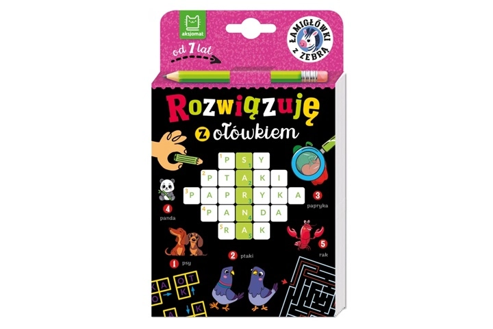 Rozwiązuję z ołówkiem: lamigłówki se zebrou 7+