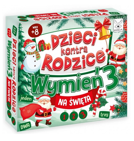 Děti proti rodičům: Vyjmenuj 3! Na Vánoce