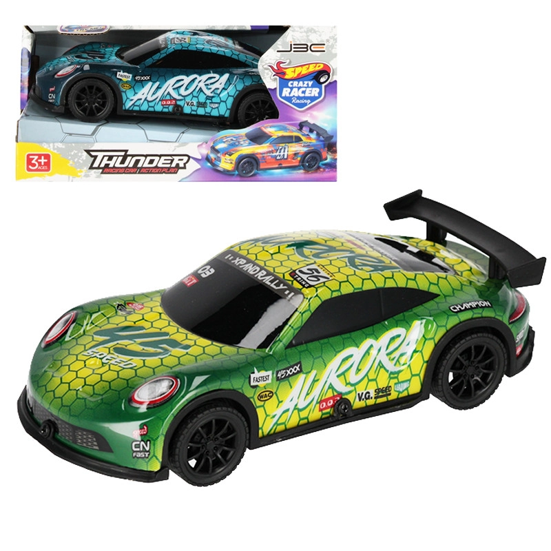 Závodní auto se světlem a zvukem - 1 kus