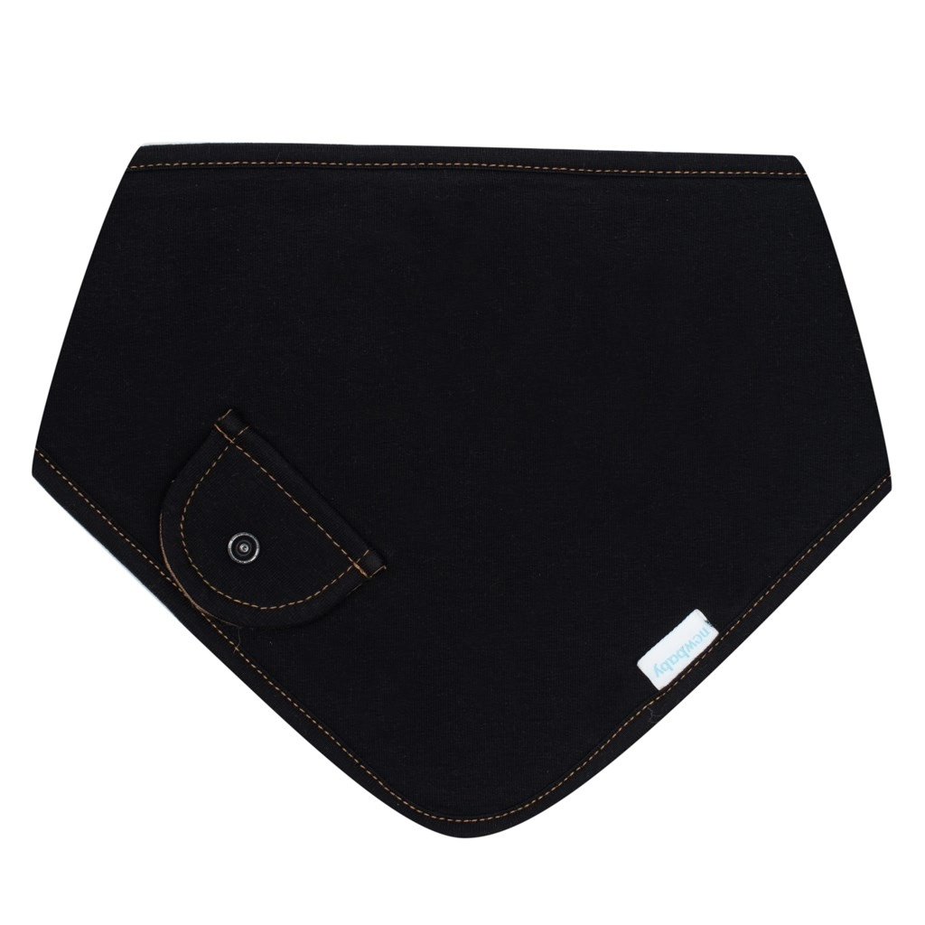 Jarní kojenecký šátek na krk New Baby Special One černý