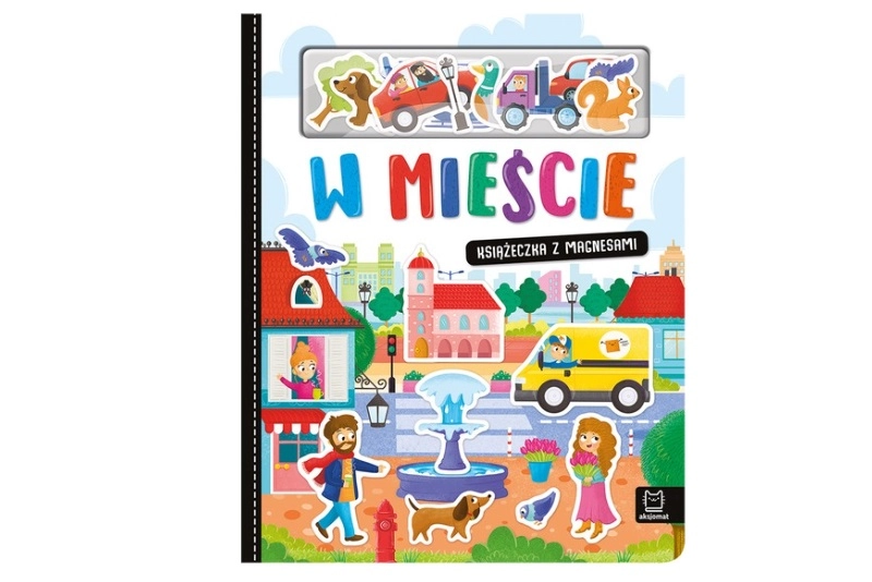 W městě – knížka s magnety