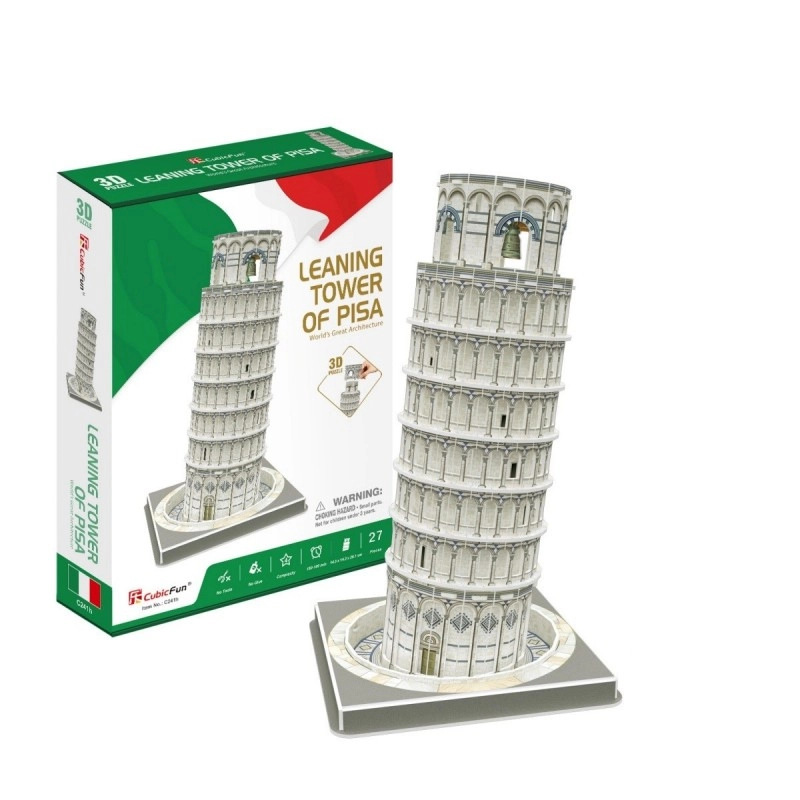 Levně CubicFun 3D puzzle Šikmá věž v Pise 27 ks