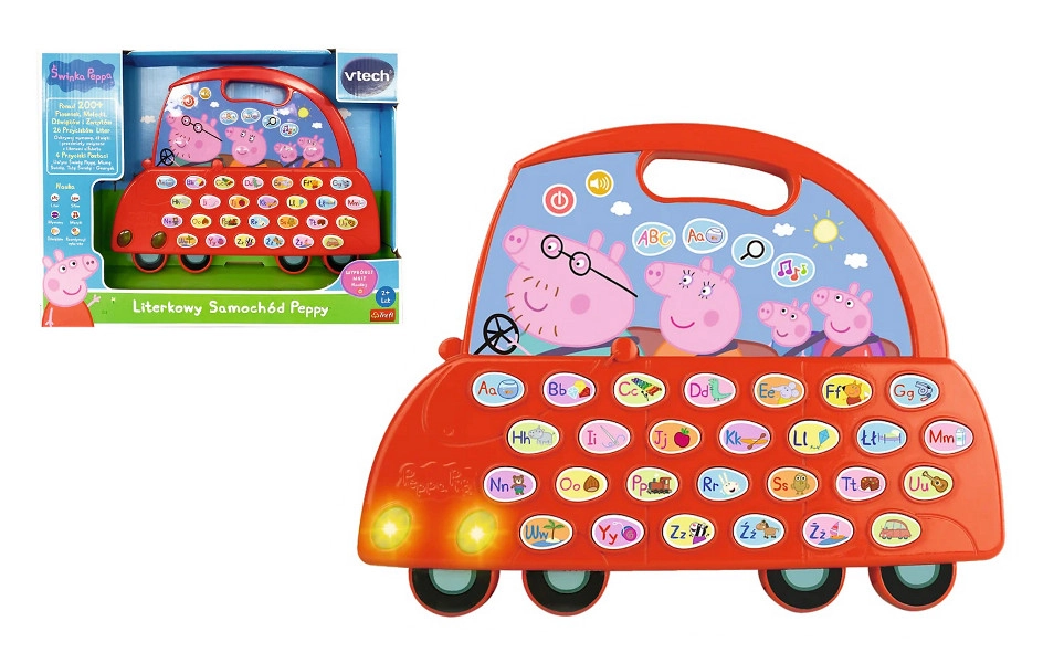 Peppa Pig – interaktivní autíčko s písmenky