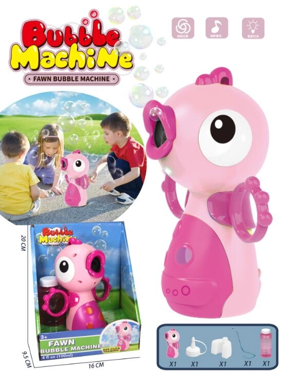 Stroj na bubliny Ptáček – růžový