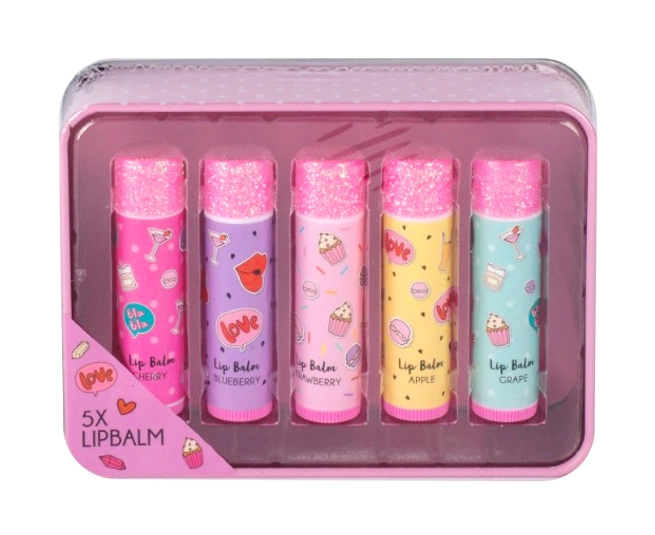 Create It! balzámy na rty v plechové dóze