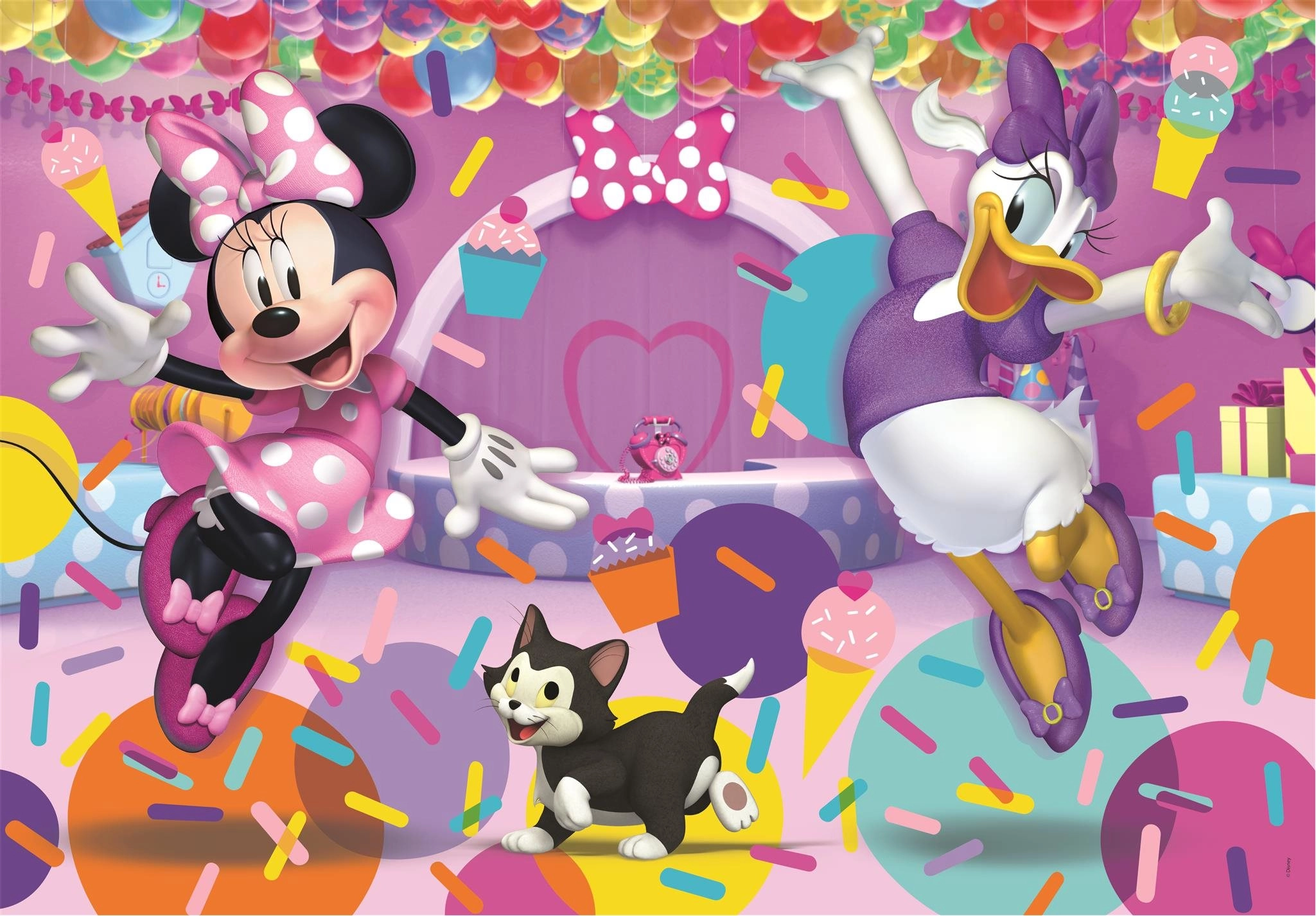 Levně Puzzle 104 dílků MINNIE A DAISY – Clementoni