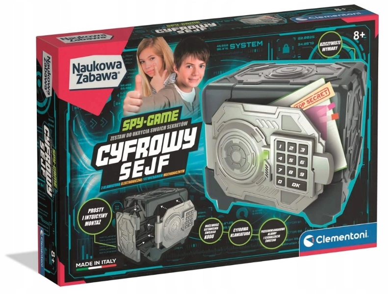 Digitální trezor Spy-Game Clementoni