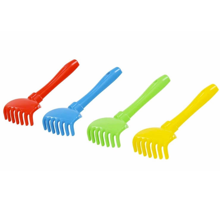 Plastové hrabičky do písku 19 cm