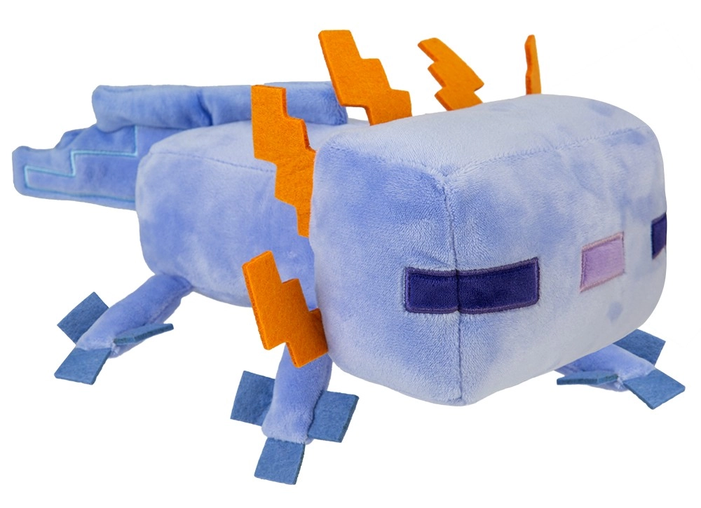 Levně Minecraft plyšový axolotl modrý 28 cm
