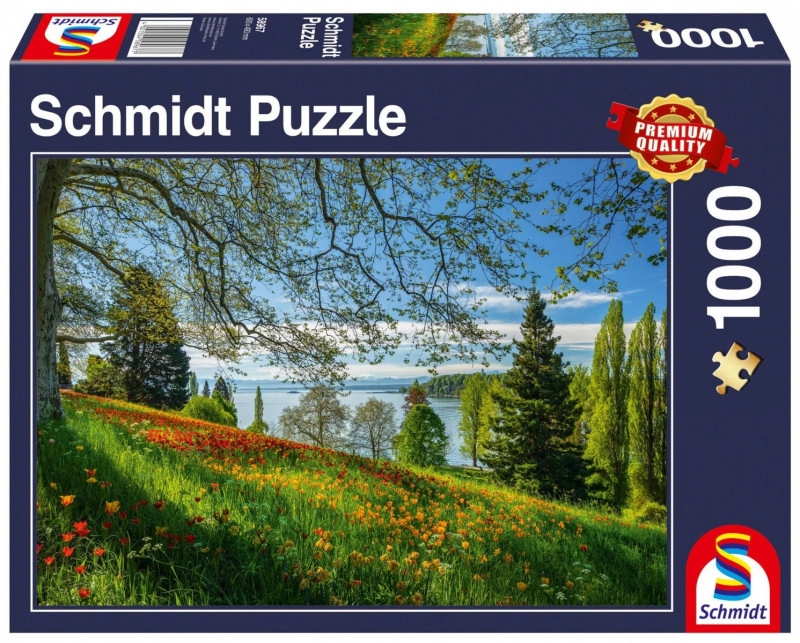 SCHMIDT Kvetoucí tulipány na ostrově Mainau 1000 dílků