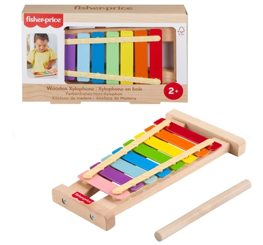 Dřevěný xylofon Fisher-Price