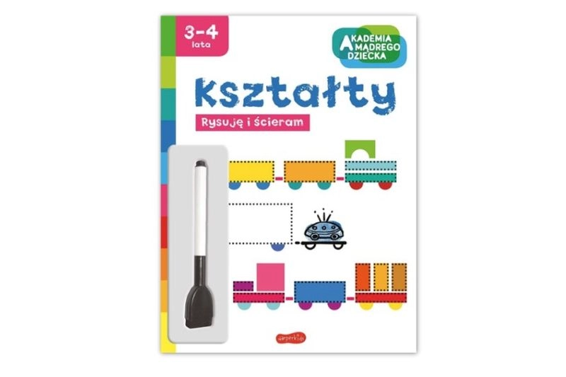 Akademia moudrého dítěte: Tvary – kreslím a stírám