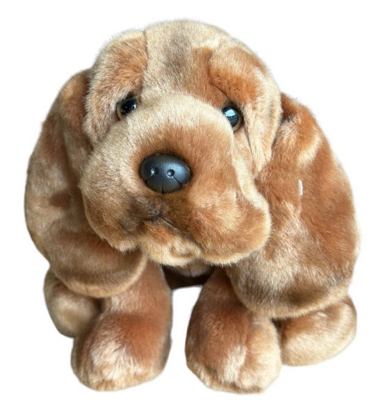 Plyšový pes svatého Huberta 28 cm