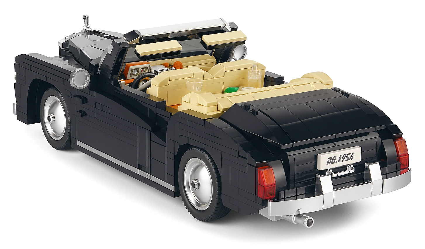 stavebnice retro autíčko 1096 dílků