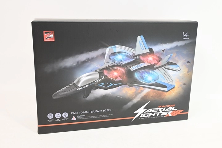 RC létající letadlo Stunt fighter s LED a nabíjením USB